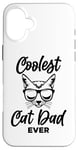 Coque pour iPhone 16 Plus Le papa le plus cool des chats