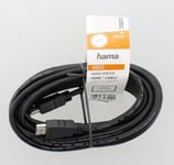 Hama High-Speed HDMI� 5 Metre Cable, 1080P, Ethernet, 5M (UK Stock) BNIP #205244