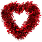 Valentines Day Wreath Decorative Front Door Wreath Heart Shaped Wreath