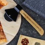 Personalised Pizza Cutter Pizza Wheel Axe Slicer Valentines Gift for Him Her