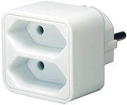 Brennenstuhl – Power strip, 2xIEC 60906-1, 1x CEE 7/7, white (1508030)