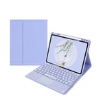 Ipad pro 11/air 4/10.9/10.2/10.5 Bluetooth touch- case Lavender Purple ipad10.2/10.5