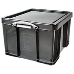 Really Useful Box Plastic Storage 42 Litre Black 440 x 520 x 310 mm