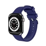 Bracelet compatible avec Apple Watch bracelet 38 mm 40 mm 41 mm, bracelets de sport doux pour Apple Watch SE Series 7 6 5 4 3 2 1 (bleu)