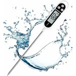 Ahlsen - Thermomètre Cuisine,Thermomètre Numérique Digital avec Sonde Longue,Lecture instantané Thermomètre Cuisson,Thermomètre Viande pour