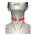 Collier sexy chic bdsm ras de cou Coquette Pendentif Coeur Rouge