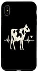 Coque pour iPhone XS Max Vache Heartbeat Animal Lover Farm