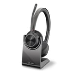 Poly - Voyager 4320 UC Wireless Headset + Charge Stand (Plantronics) - Headphone