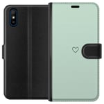 Xiaomi Redmi 9A Plånboksfodral Enkelt Hjärtat