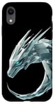 Coque pour iPhone XR Cyber Tech Dragon Cyberpunk géométrique futuriste