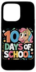 Coque pour iPhone 15 Pro Max Célébration de la licorne des 10 jours d'école