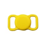 Porte-Clés En Silicone Pour Étui Apple Airtag,Collier De Protection Pour Chien Et Chat,Étui Air Tag,Dispositif De Localisation De Traqueur,Anti-Perte,1pc - Type Yellow