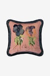 House of Hackney - Love Letter Medium sammetskudde med fransar - Rosa