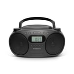 Roberts ZoomboxFM CD/FM/MW Stereo Radio, Black