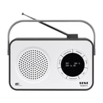 Senz Tourist 3 DAB+/FM Bluetooth-radio, hvit