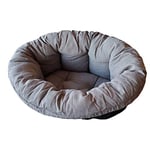 Ferplast Coussin pour Panier Chien Sofa' 12, en Coton, Matelas Coussin Rembourré pour Lit pour Chien d'intérieur, Remplacement pour Corbeille Plastique Chien, Lavable, 114 x 83 x h 37 cm, Taupe