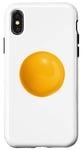 Coque pour iPhone X/XS Œuf Frit Costume Jaune D'œuf Amateur De Petit-déjeuner