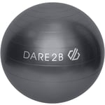 Dare 2B Sports Workout Home Gym Fitness Ball & Pump Included - Grey