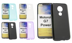 TPU skal Motorola Moto G7 Power (Svart)