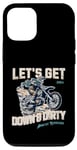 iPhone 15 Motocross Fever s Let's Get Down & Dirty s Dirt Track Case