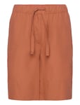 Tilde Shorts Gots Bottoms Shorts Bermudas Brown Basic Apparel