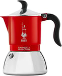 Bialetti Fiammetta Induction Coffee Maker, Aluminium, Steel, 2 Tazze, Red 