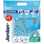 Tandtråd JORDAN 3-in-1 Flosser 36/fp 6frp