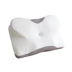 Good Nite Memory Foam Contour Pillow Cervical Groove Pillow Ergonomic Neck Support Orthopedic Pillow for Neck and Shoulder Pain with Removable Cover