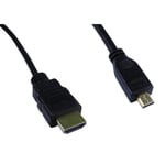 Male Hdmi To Male Micro Hdmi Cable Lead 5 Metre