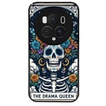 Coque noire pour Magic 6 PRO tete de mort drama queen