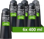 Dove Men+Care Fresh Clean 2 in 1 Shampoo & Conditioner, Caffeine & Menthol