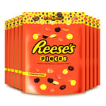 Reese's Pieces Peanut Butter In a Crunchy Shell 90g Pouch x 10