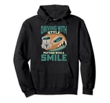 Frisbee Disc Golf Driving With Style Pullover Hoodie