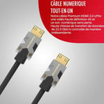 Connectique Audio / Vidéo Monster Cable CABLE HDMI M1000 UHD 4K HDR 22.5GBPS 1.5M