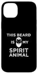 Coque pour iPhone 14 Plus Funny Beard Facial Hair This Beard Is My Spirit Animal