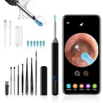 Ear Wax Removal,Ear Wax Cleaner with Camera,Earwax Removal Tool, with 8 Ears, Earwax Cleaning kit 1080P HD Otoscope - Ear Camera with 6 Ear Scoops - Otoscope Ear Pick for iOS and Android