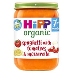 Hipp Organic Spaghetti with Tomatoes & Mozzarella Baby Food Jar 7+ Months, 6 x 190g