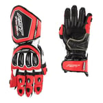 RST Tractech Evo 4 CE Gants de Moto en aramide (Rouge, Blanc, Noir, XL)