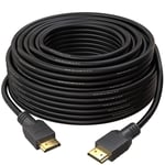 Câble HDMI 25M v1.4 Câble long HAUTE VITESSE avec Ethernet ARC 3D|Full HD 1080P Compatible with PS4 Xbox One Sky HD TV Moniteur PC portable CCTV