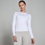 MP Women's Basics Body Fit Long Sleeve T-Shirt - White - XXL