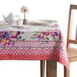 Maison d' Hermine Rose Garden 100% Coton Nappe pour Cuisine dîner Table décoration fête Mariage, fête mères Printemps/été (Rectangle, 140cm x 180cm)