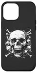 Coque pour iPhone 12 Pro Max Crâne original Squelette, tête de mort pirate, hard rock, os