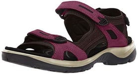 ECCO Girl's Offroad Ankle Strap Sandals, Red Sangria Fig 51760, 2.5/3 UK