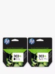 HP 303 XL Black & Tri-Colour Original Ink Cartridges, Pack of 2, Instant Ink Compatible