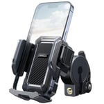 JOYROOM 2024 Support Telephone Moto [Super Stable] [Adapté à L'appareil Photo] Support Téléphone Velo Porte Telephone Vélo pour iPhone16 15 14 13 12 Pro Max Plus, Samsung S24 S23, Smartphone 4.7 "- 7"