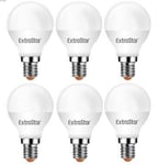 5W LED G45 Golf Ball Bulb E14, Warm White 3000K(pack of 6)