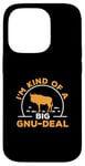 iPhone 14 Pro I'm Kind Of A Big Gnu Deal Cool Gnus Wildebeest Hunting Fans Case