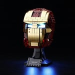 Kit D'Éclairage Led Pour Lego-76165 Super Heroes Casque D'Iron Man Modèle De Blocs De Construction-Jeu De Lumière Led Compatible Avec Le Modèle Lego (N'Inclut Pas Le Modèle Lego)