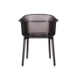 Kartell - Papyrus, Smoke Brown - Matstolar utomhus - Ronan & Erwan Bouroullec - Brun - Plast