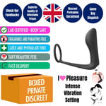 Penis Cock Ring Anal Vibrator Butt Plug Male Prostate Massager Sex Toys for Men